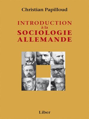 cover image of Introduction à la sociologie allemande